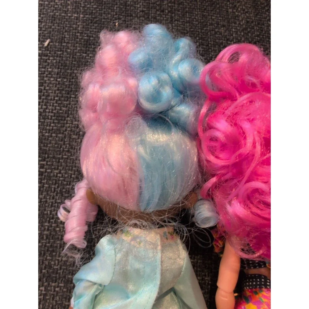 LOL Surprise OMG Lot of 3 Fashion Dolls 2019 MGA Curly Hair No Original Clothes